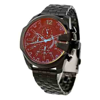 Amazon.co.jp: [ディーゼル] DIESEL ベビーチーフ 43mm クロノ